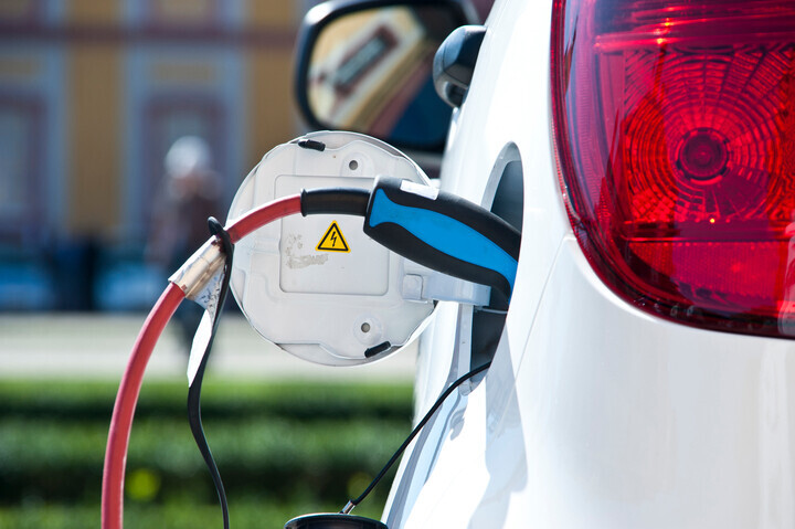 Car charging via electric charger